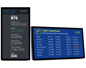 Digital Flight Information Displays | Live Flight Information